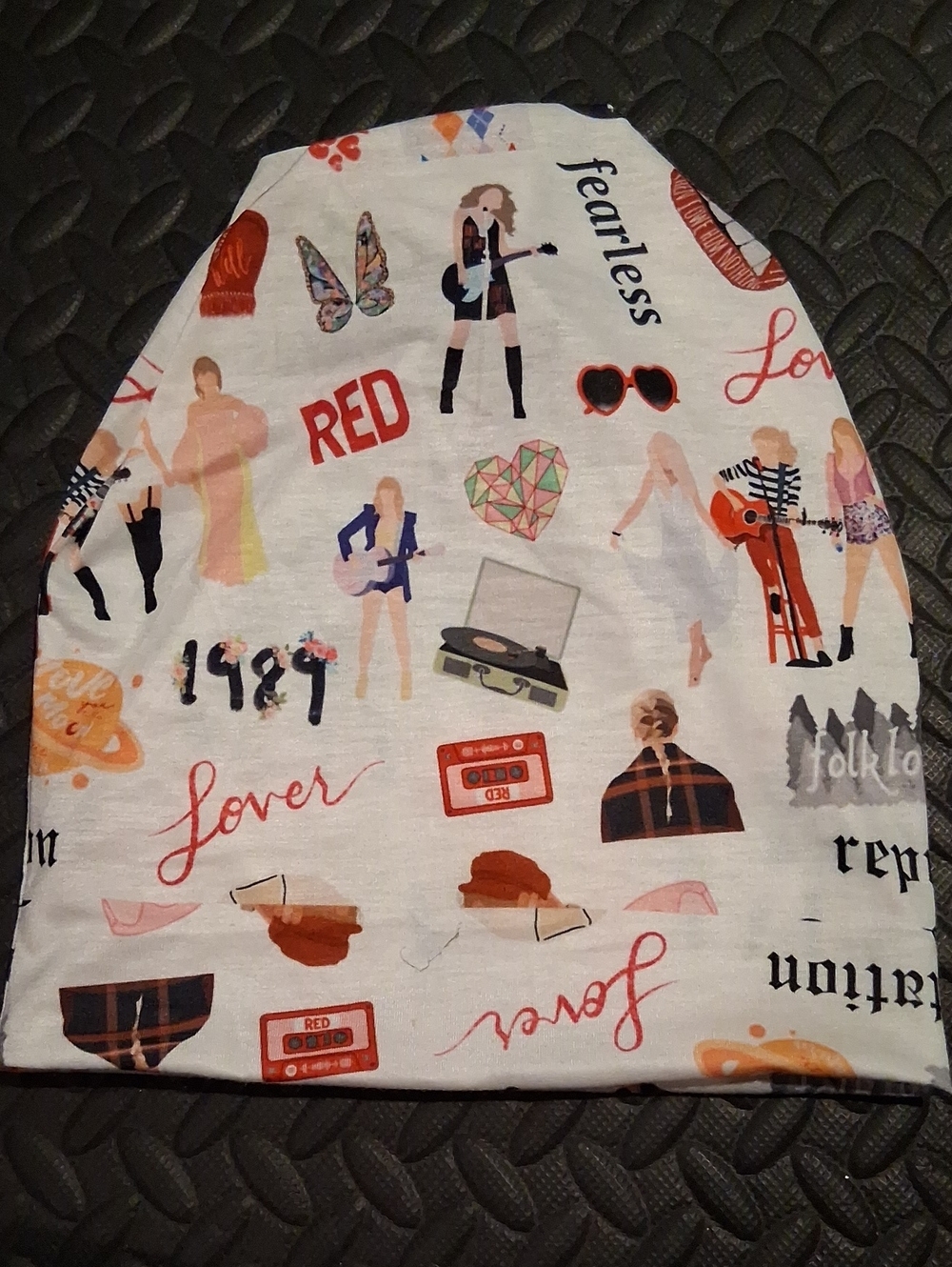 Taylor Swift Inspired 'Lover' Graphic Knit Beanie - Brand New